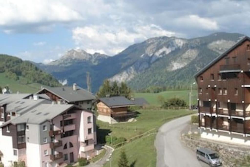 Appartement Montagne La Vallee Verte Coeur Station Hirmentaz Bellevaux Екстер'єр фото